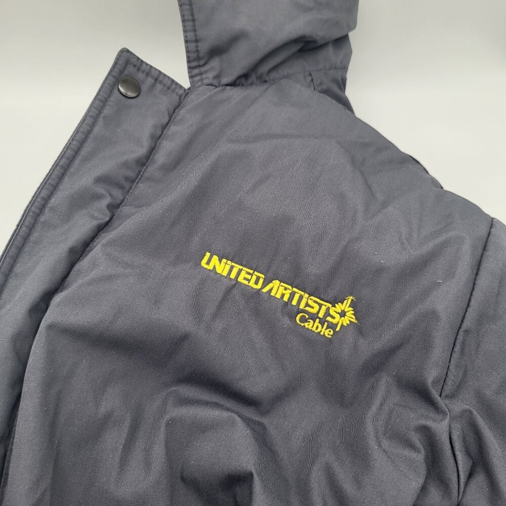 VTG WearGuard Mens United Artists Cable Jacket Gray Small 90s y2k grunge - Picture 9 of 9